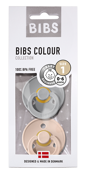BIBS pacifier - Blush/Cloud
