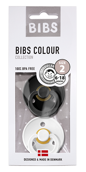 BIBS pacifier - Black/White